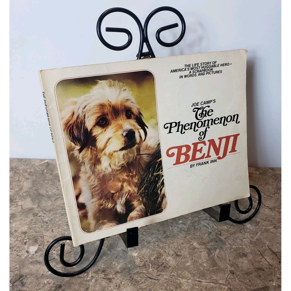 Vintage 1977 Kids book- Joe Camp's The Phenomenon of Benji by Frank Inn Usa!!!!